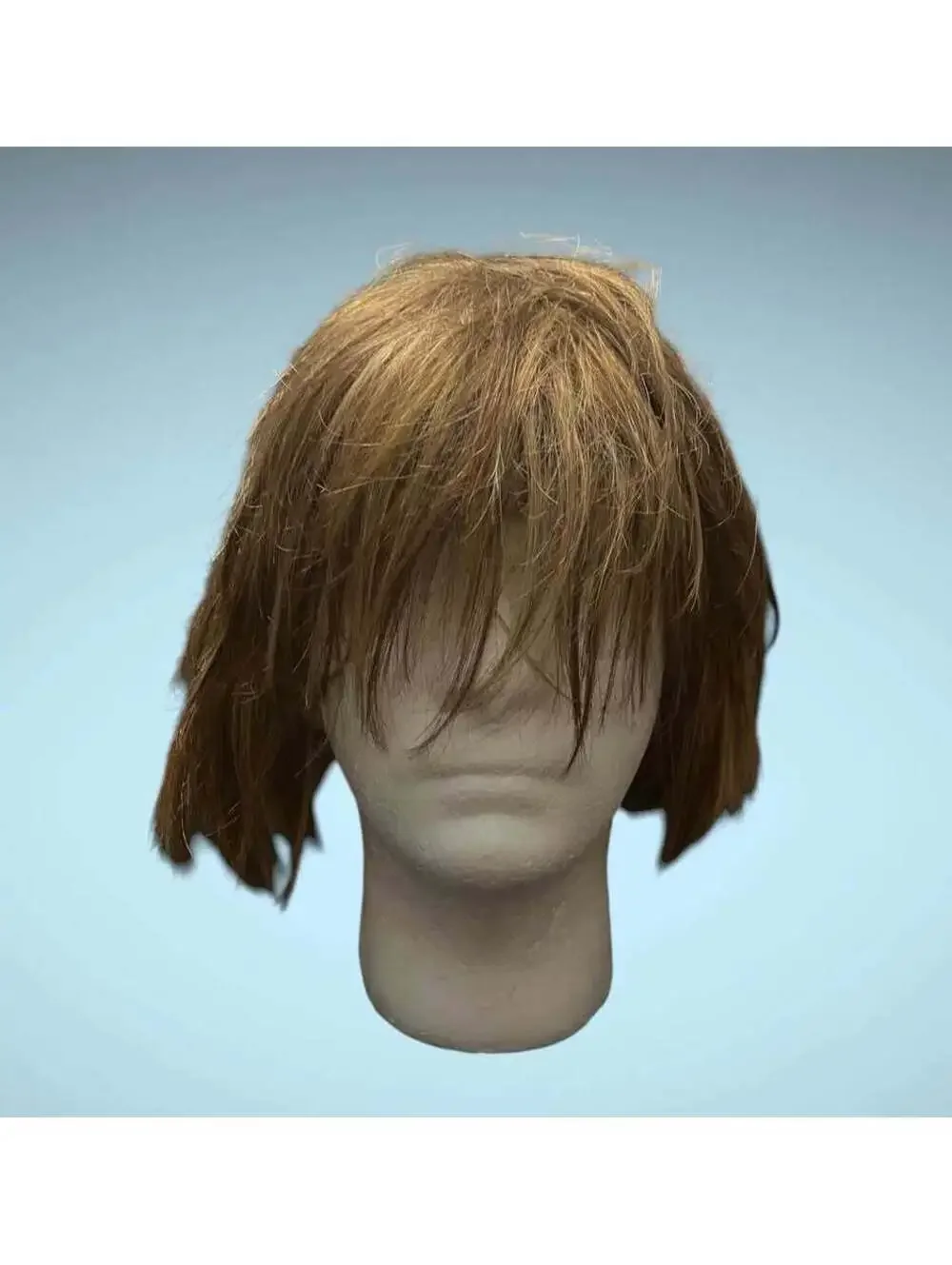 Short Layered Light Brown Wig